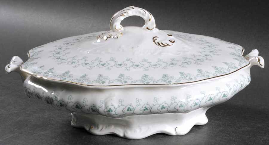Windsor Green Oval Covered Vegetable by Johnson Brothers-1