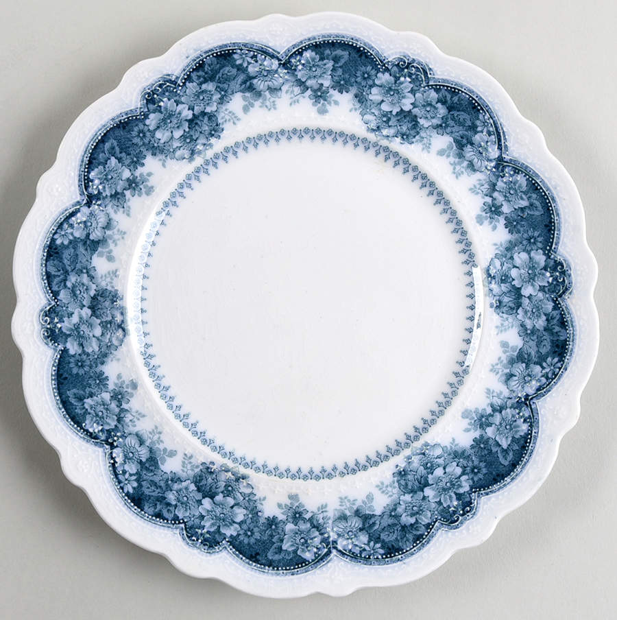 Wild Rose Blue Green Salad Plate by Johnson Brothers-1