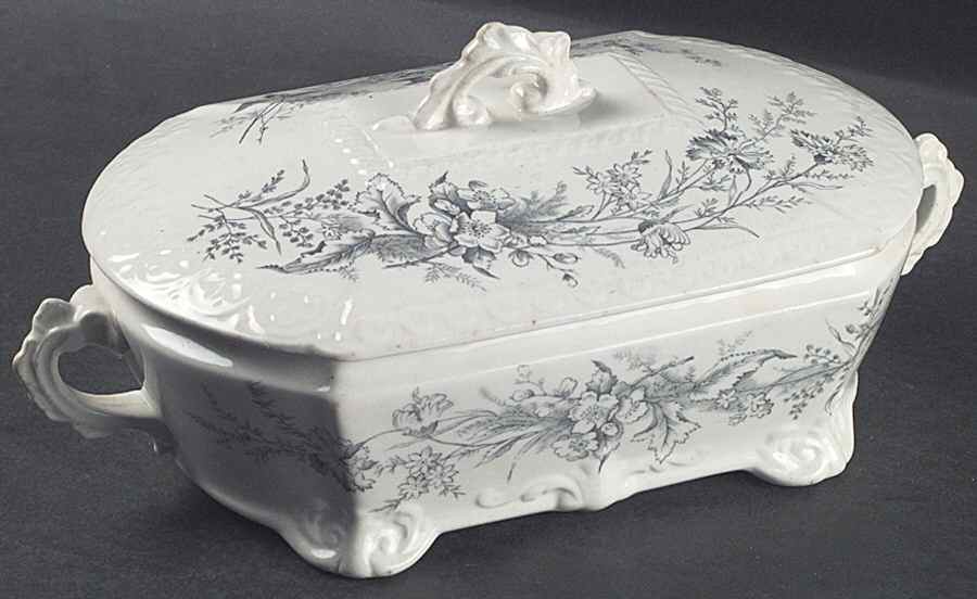 Woodland Round Covered Vegetable by Johnson Brothers-1