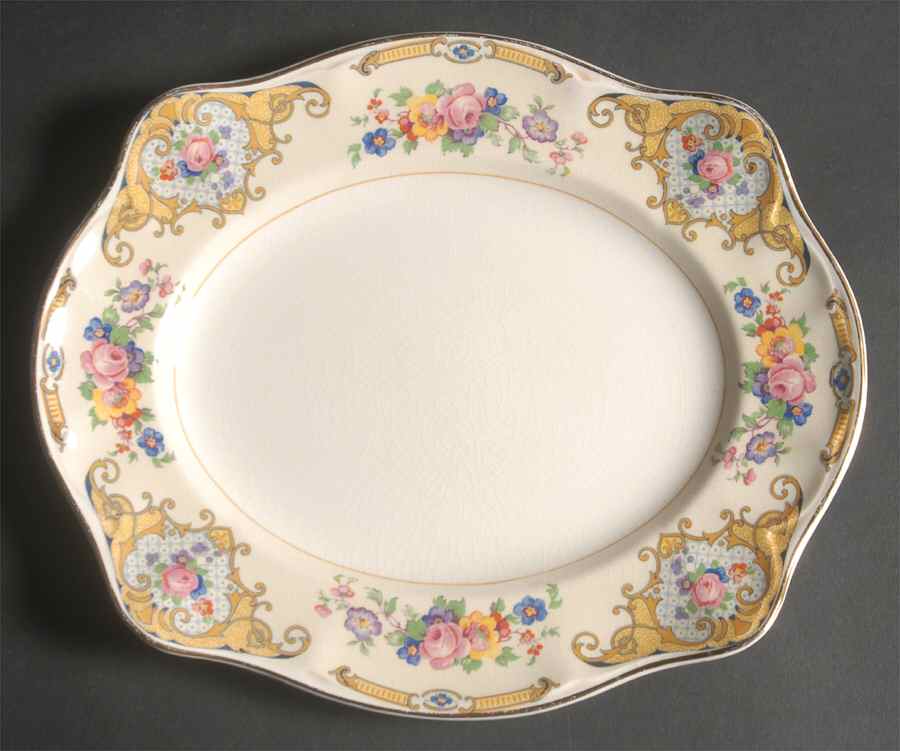 Yale 10" Oval Serving Platter by Johnson Brothers-1