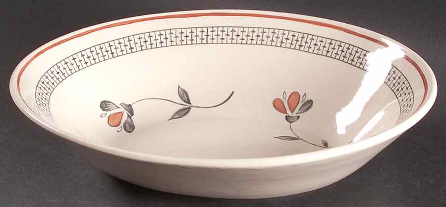 Zephyr 9" Oval Vegetable Bowl by Johnson Brothers-1