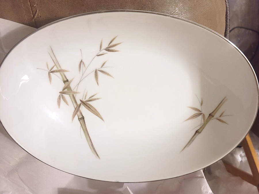 Bamboo 10" Oval Serving Platter by JCPenney-1