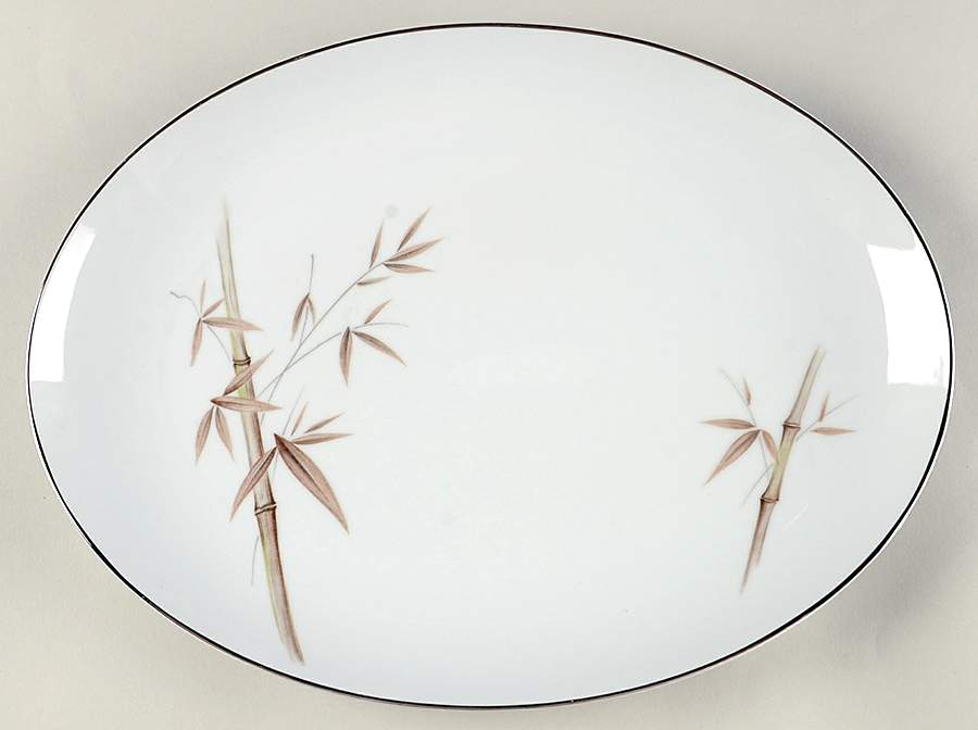 Bamboo 12" Oval Serving Platter by JCPenney-1