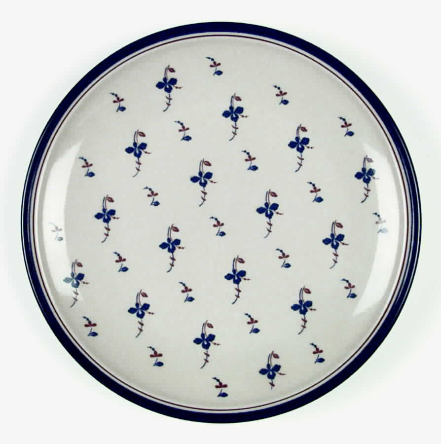 Antique Blue Flowers Dinner Plate by Jepcor-1