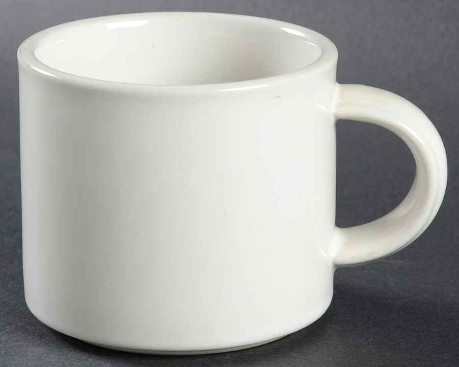China Seas White Flat Cup by Jepcor-1