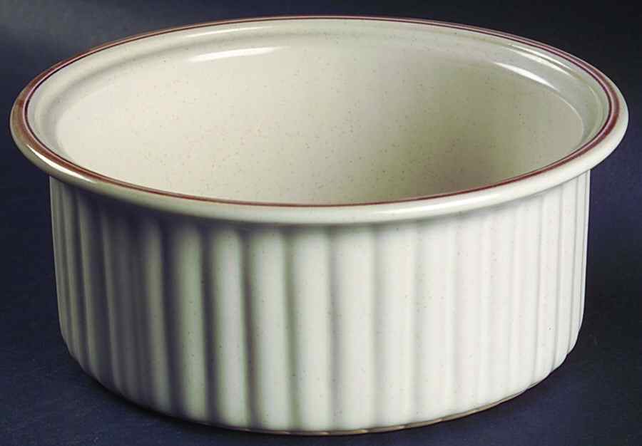 Country Cupboard Brown 7" Souffle by Jepcor-1