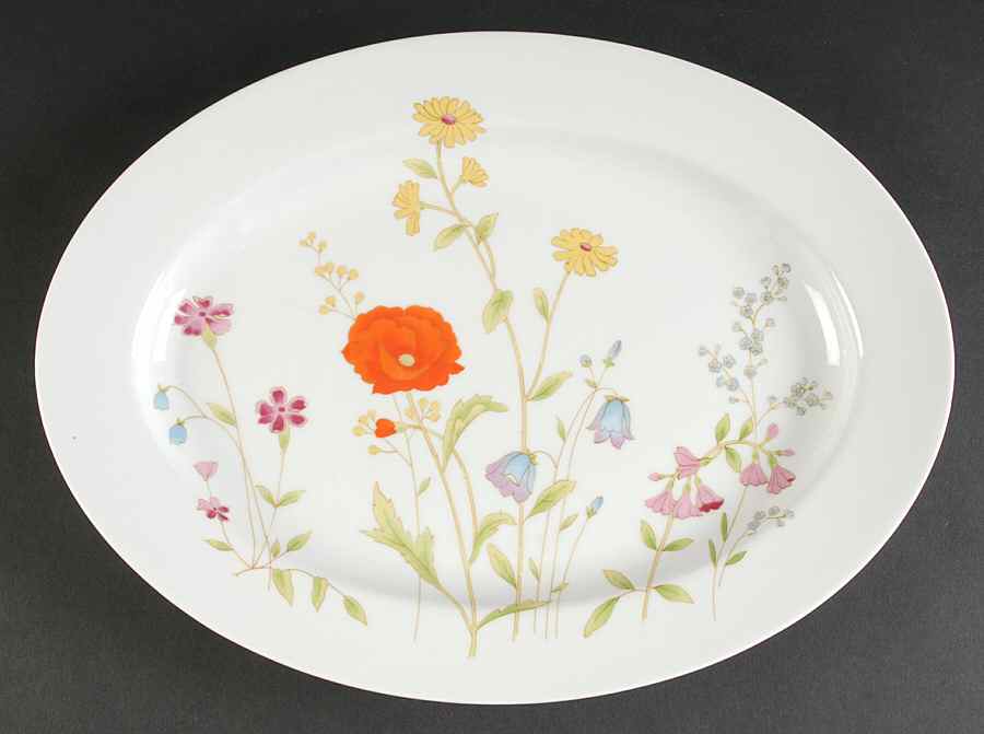 English Garden 14" Oval Serving Platter by Jepcor-1