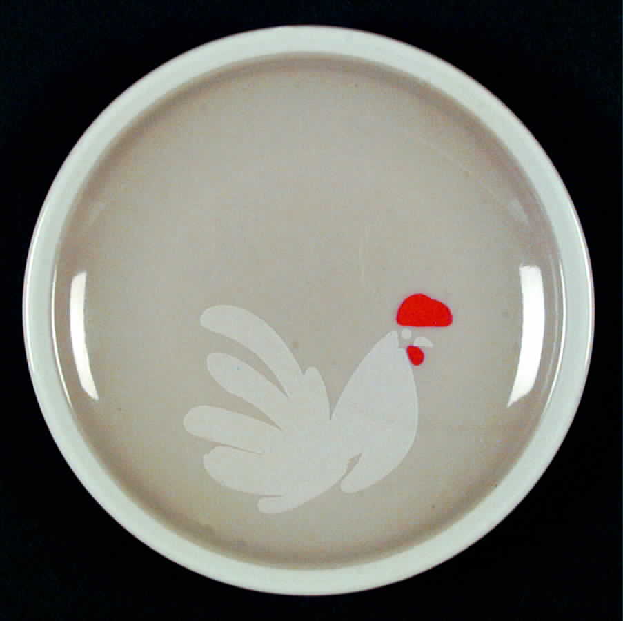 Rooster & Hen Salad Plate by Jepcor-1