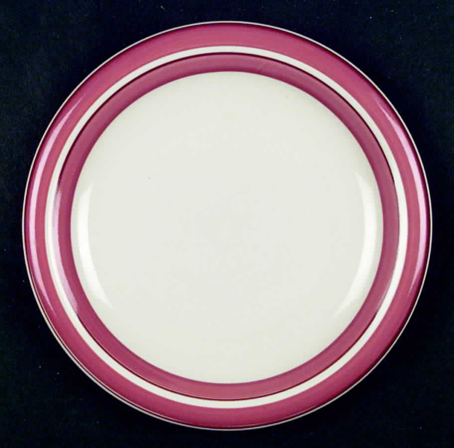 Chromatics Maroon Luncheon Plate by JMP Marketing-1