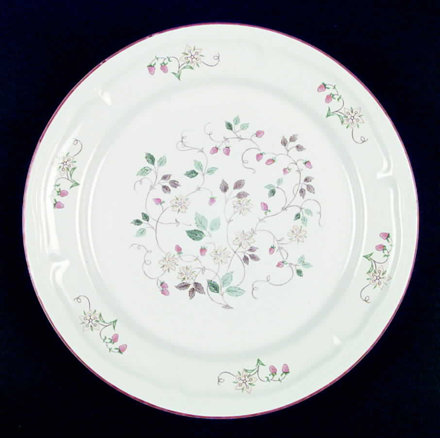 Strawberry Fields Dinner Plate by JMP Marketing-1