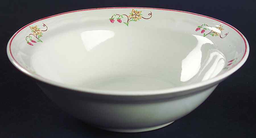 Strawberry Fields Rim Cereal Bowl by JMP Marketing-1