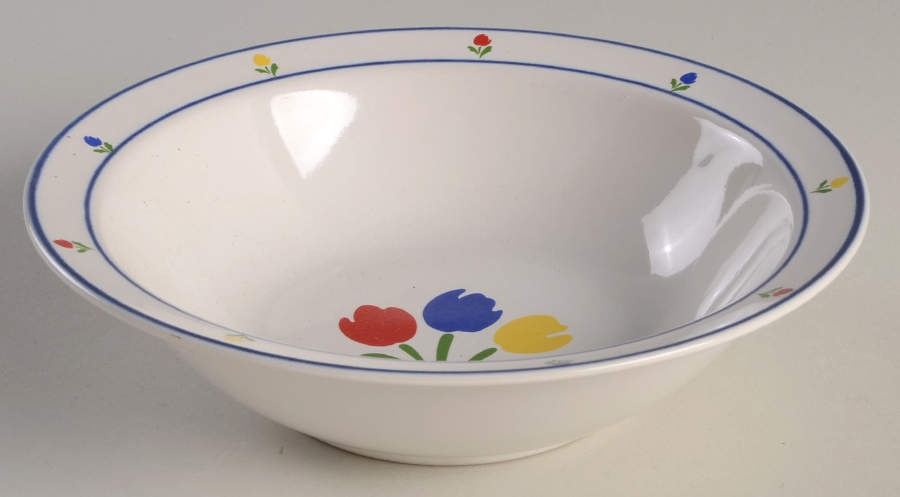 Tulip Tyme Rim Soup Bowl by JMP Marketing-1