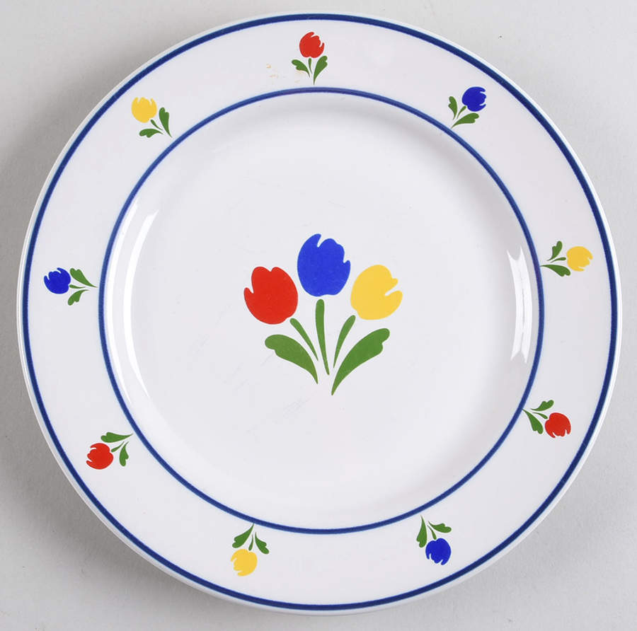 Tulip Tyme Salad Plate by JMP Marketing-1