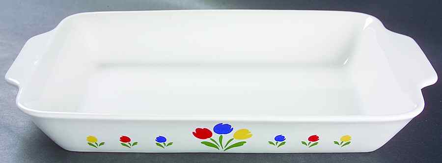 Tulip Tyme 14" Rectangular Baker by JMP Marketing-1