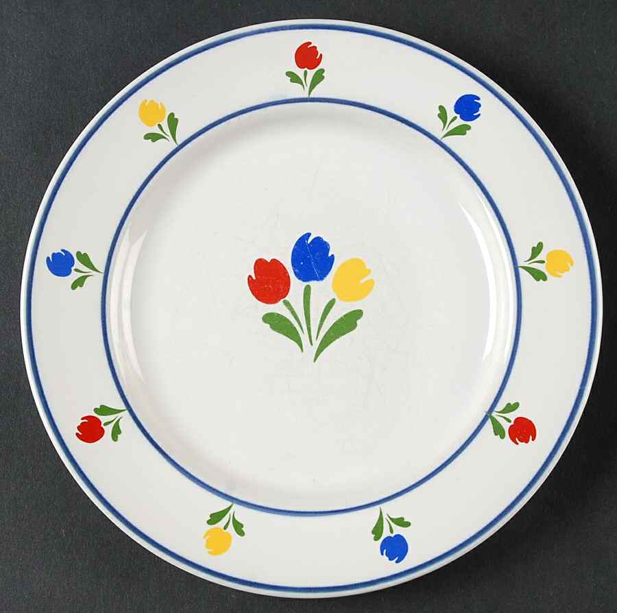 Tulip Tyme Bread & Butter Plate by JMP Marketing-1