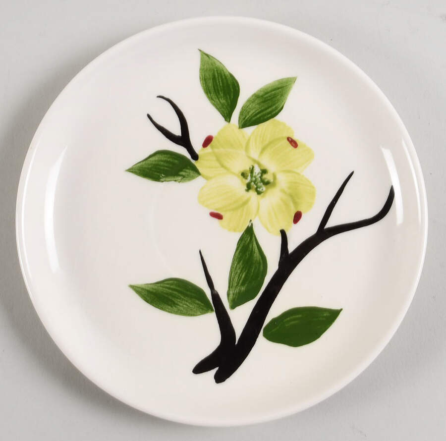 Dixie Dogwood Saucer for Flat Cup by Joni China-1