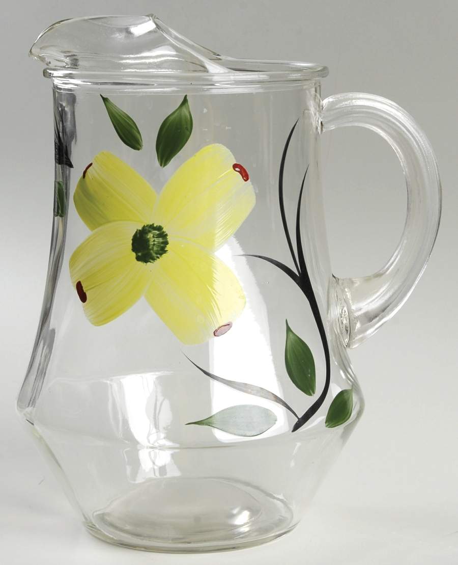 Dixie Dogwood 72 Oz Glassware Pitcher by Joni China-1