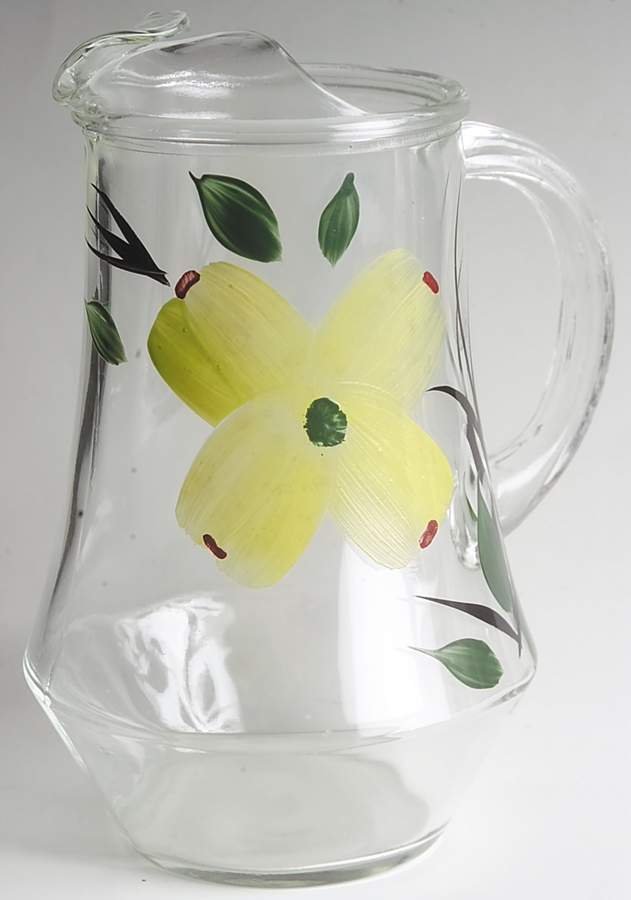 Dixie Dogwood 32 Oz Glassware Pitcher by Joni China-1