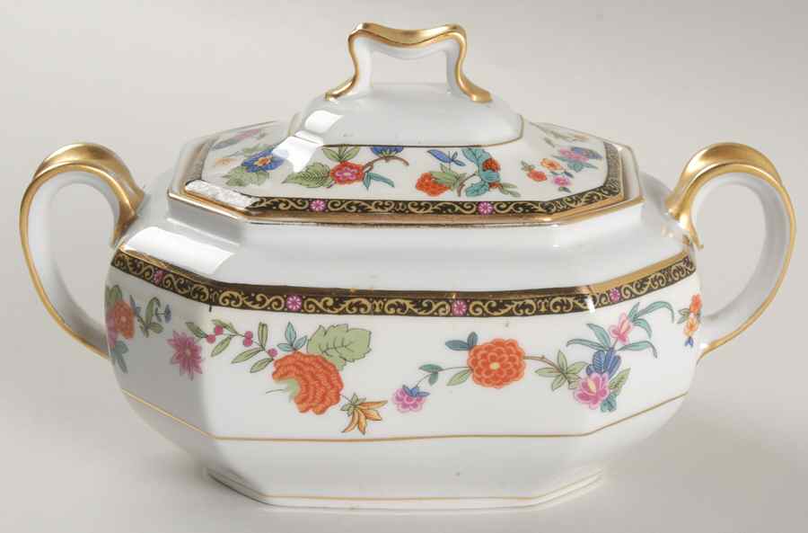 10601 Sugar Bowl & Lid by Johann Haviland-1