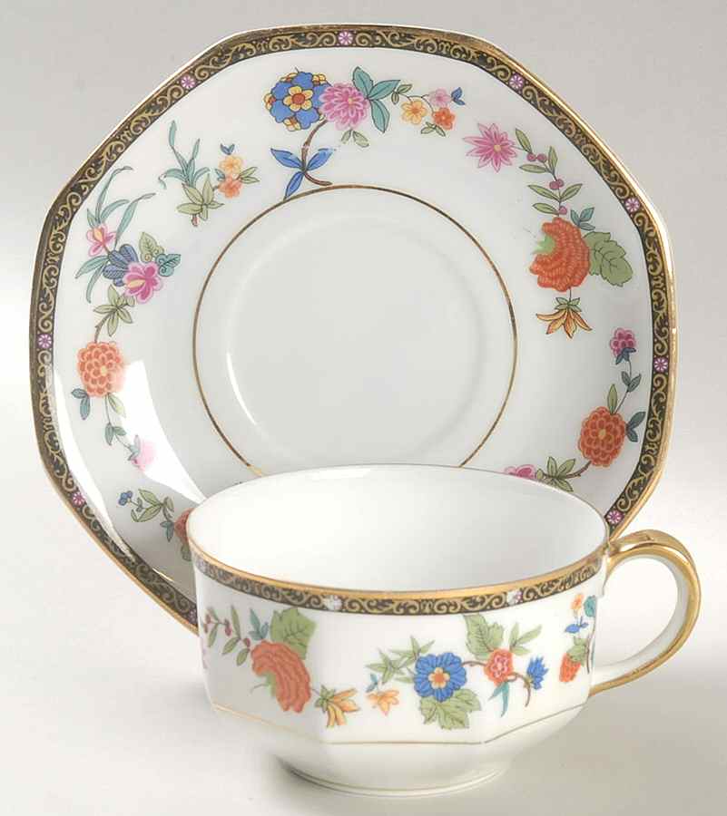 10601 Flat Cup & Saucer Set by Johann Haviland-1