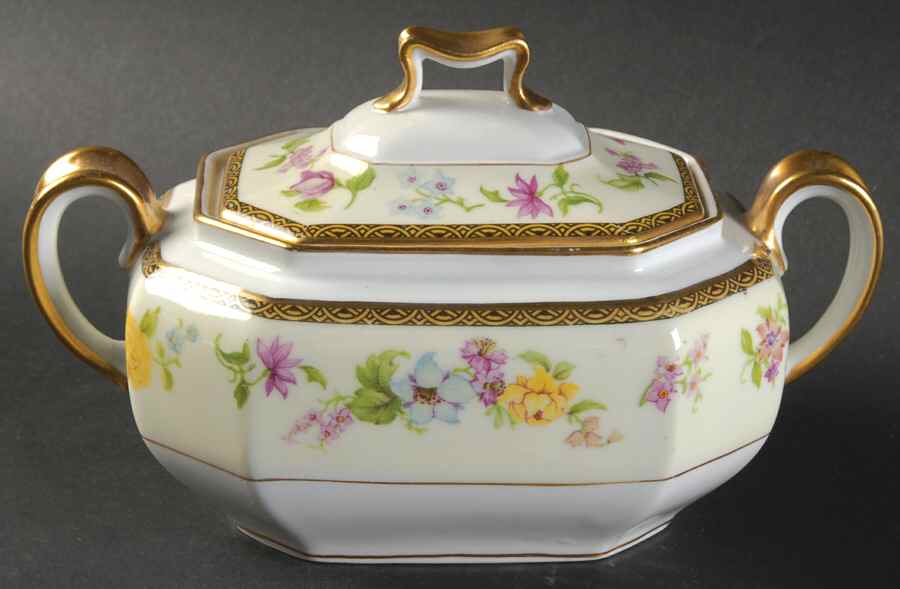 10703 Sugar Bowl & Lid by Johann Haviland-1