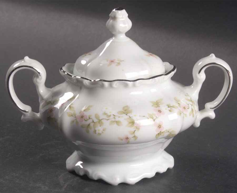 April Blossom Sugar Bowl & Lid by Johann Haviland-1