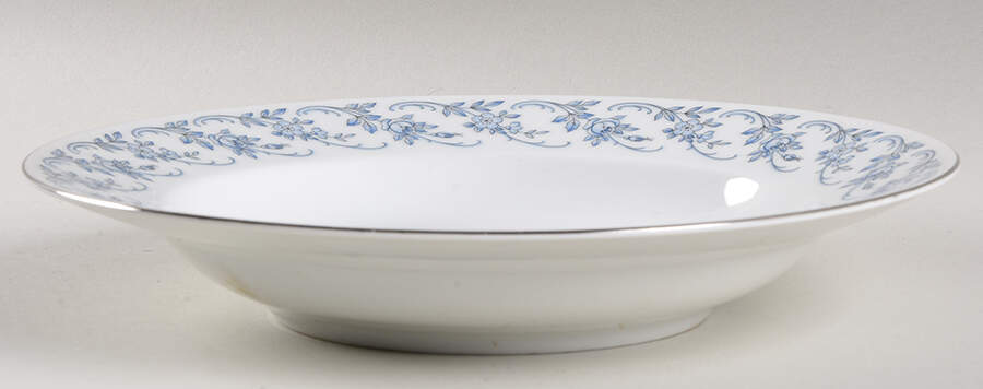 Blue Danube Rim Soup Bowl by Johann Haviland-1