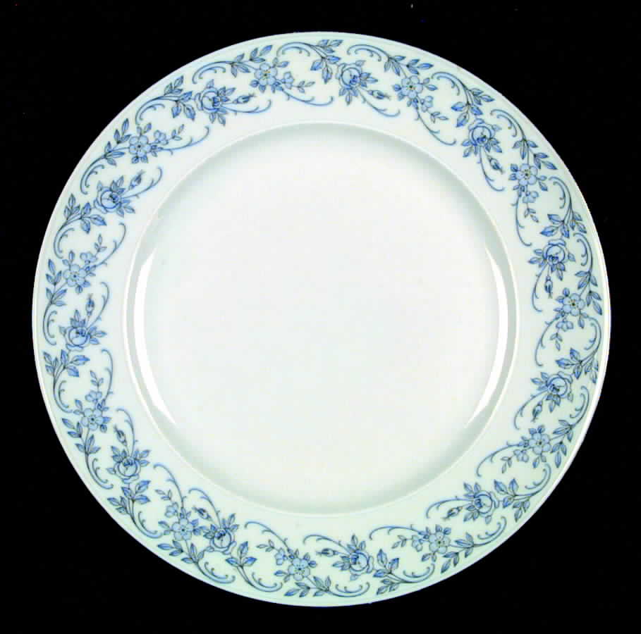 Blue Danube Dinner Plate by Johann Haviland-1