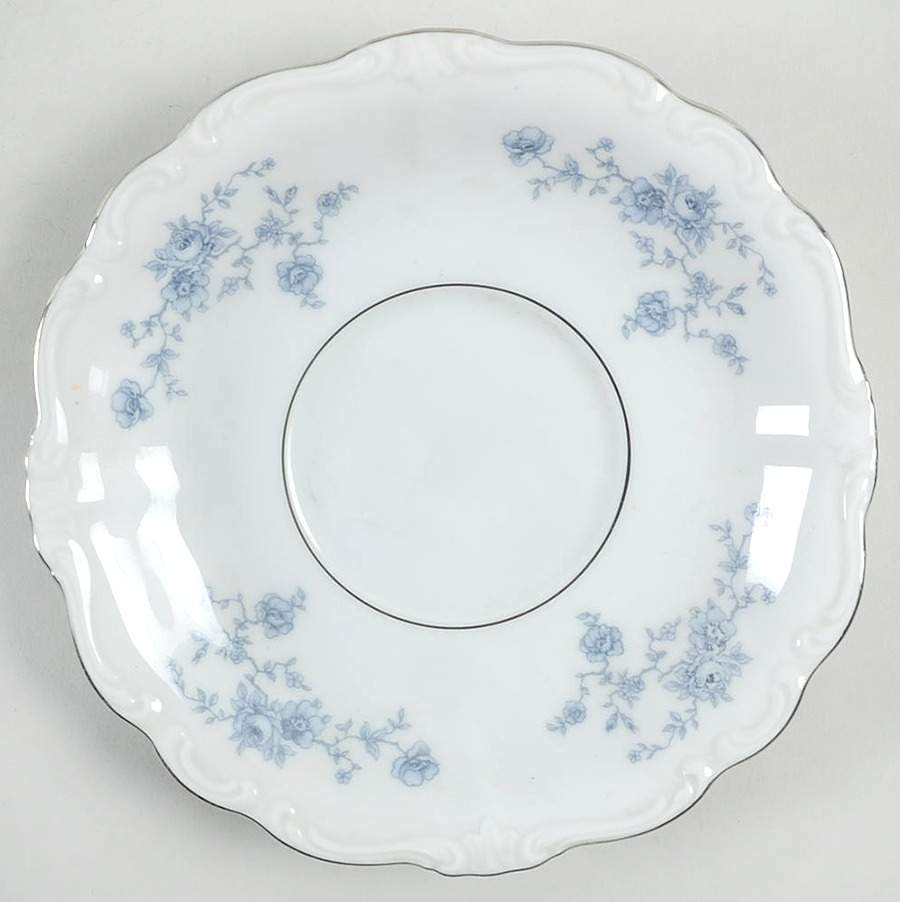 Blue Garland (Bavaria Backstamp) Saucer for Cream Soup Bowl by Johann Haviland-1