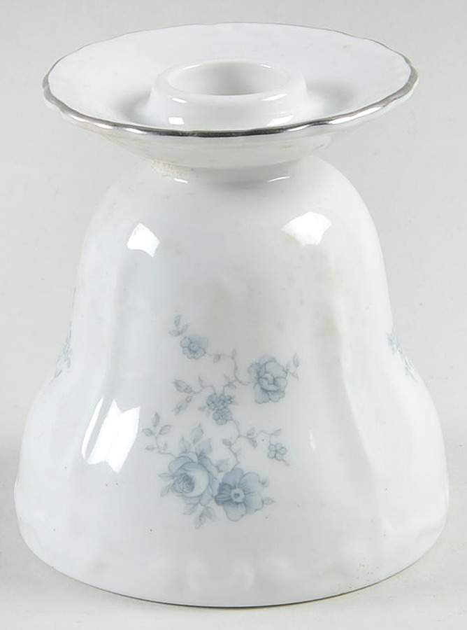 Blue Garland (Bavaria Backstamp) Small Candlestick by Johann Haviland-1