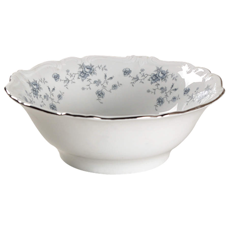 Blue Garland (Bavaria Backstamp) 8" Round Vegetable Bowl by Johann Haviland-1