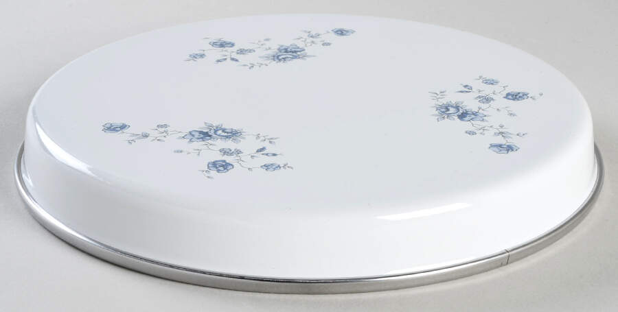 Blue Garland (Bavaria Backstamp) 8" Steel Individual Stove Cover by Johann Haviland-1