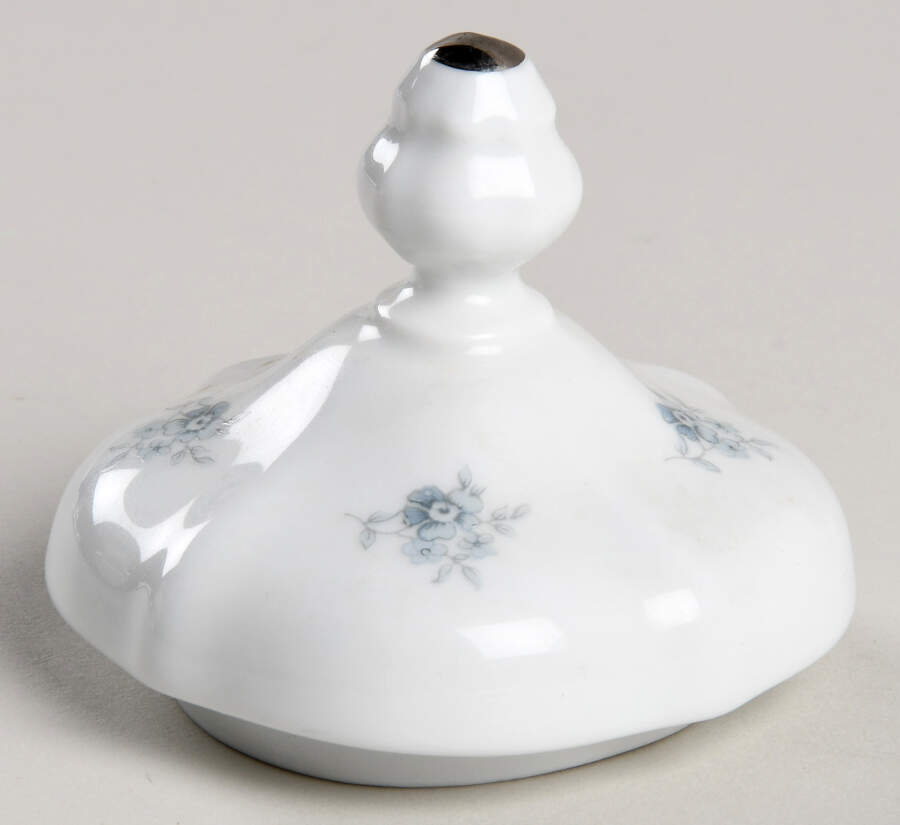 Blue Garland (Bavaria Backstamp) Lid for Sugar Bowl by Johann Haviland-1