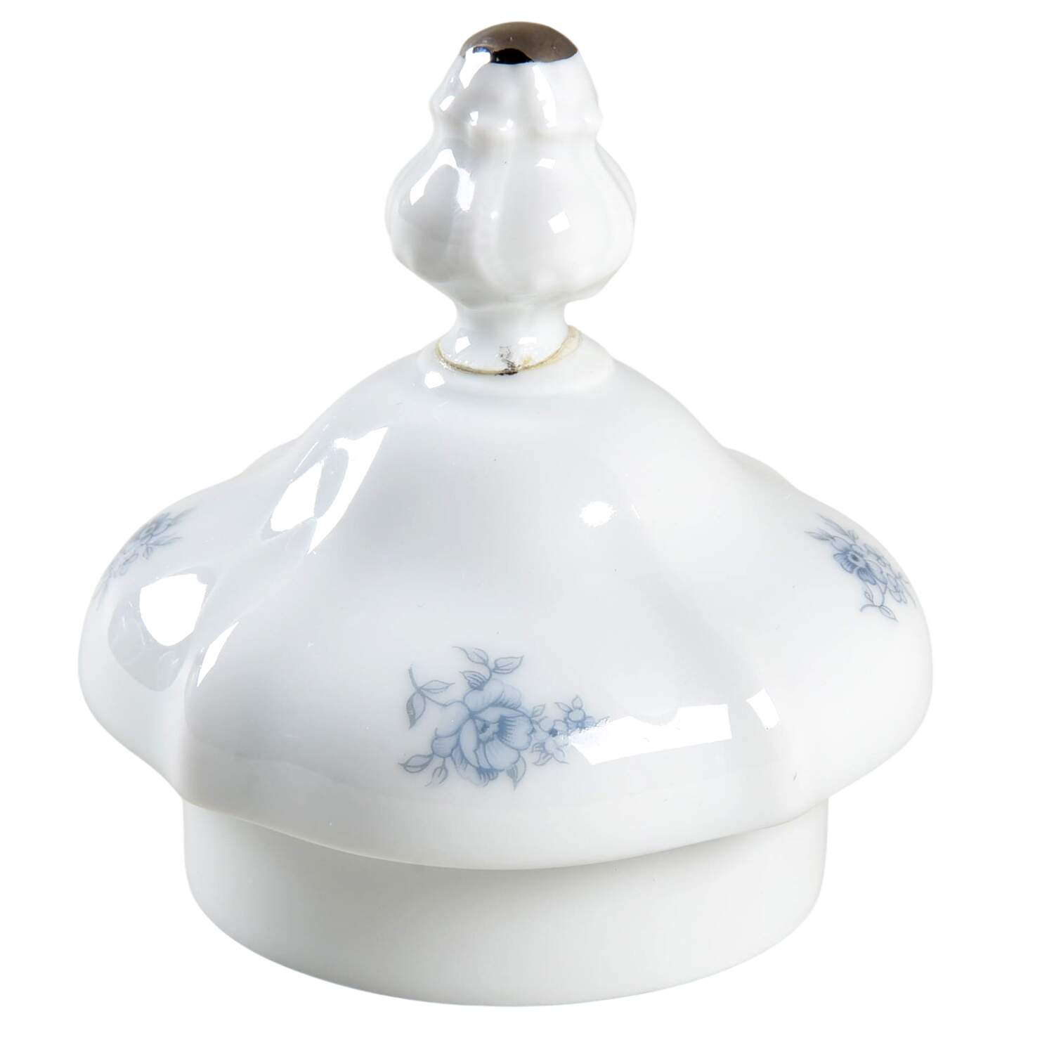 Blue Garland (Bavaria Backstamp) Lid for Coffee Pot by Johann Haviland-1