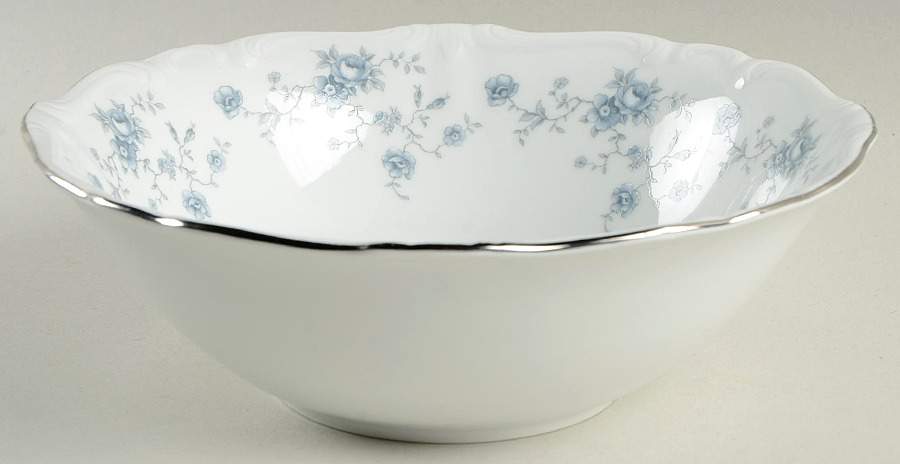 Blue Garland (Bavaria Backstamp) 8" Round Vegetable Bowl by Johann Haviland-1