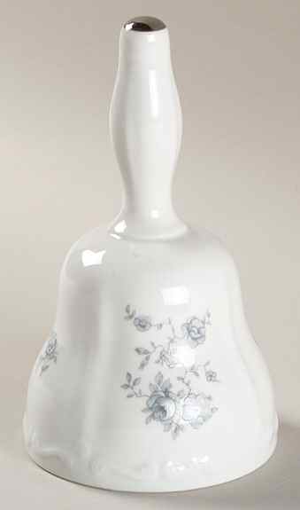 Blue Garland (Bavaria Backstamp) Bell by Johann Haviland-1