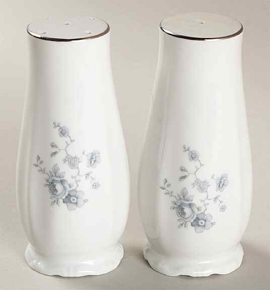 Blue Garland (Bavaria Backstamp) Salt & Pepper Set by Johann Haviland-1