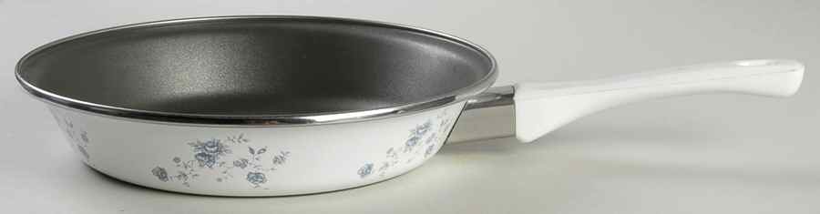 Blue Garland (Bavaria Backstamp) 9" Metal Skillet by Johann Haviland-1