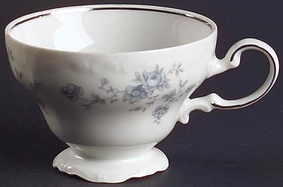 Blue Garland (Bavaria Backstamp) Footed Cup by Johann Haviland-1