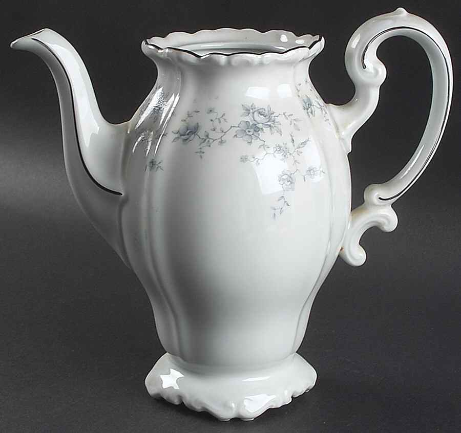 Blue Garland (Bavaria Backstamp) Coffee Pot No Lid by Johann Haviland-1