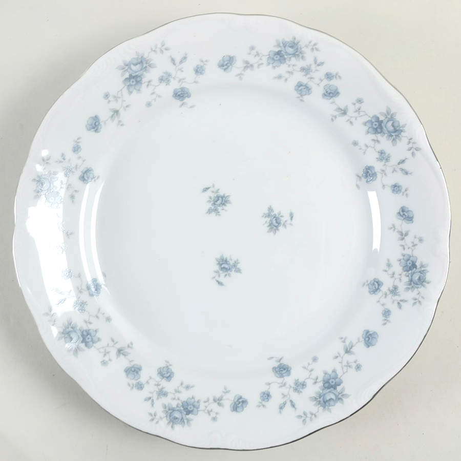 Blue Garland (Thailand Traditions) Dinner Plate by Johann Haviland-1