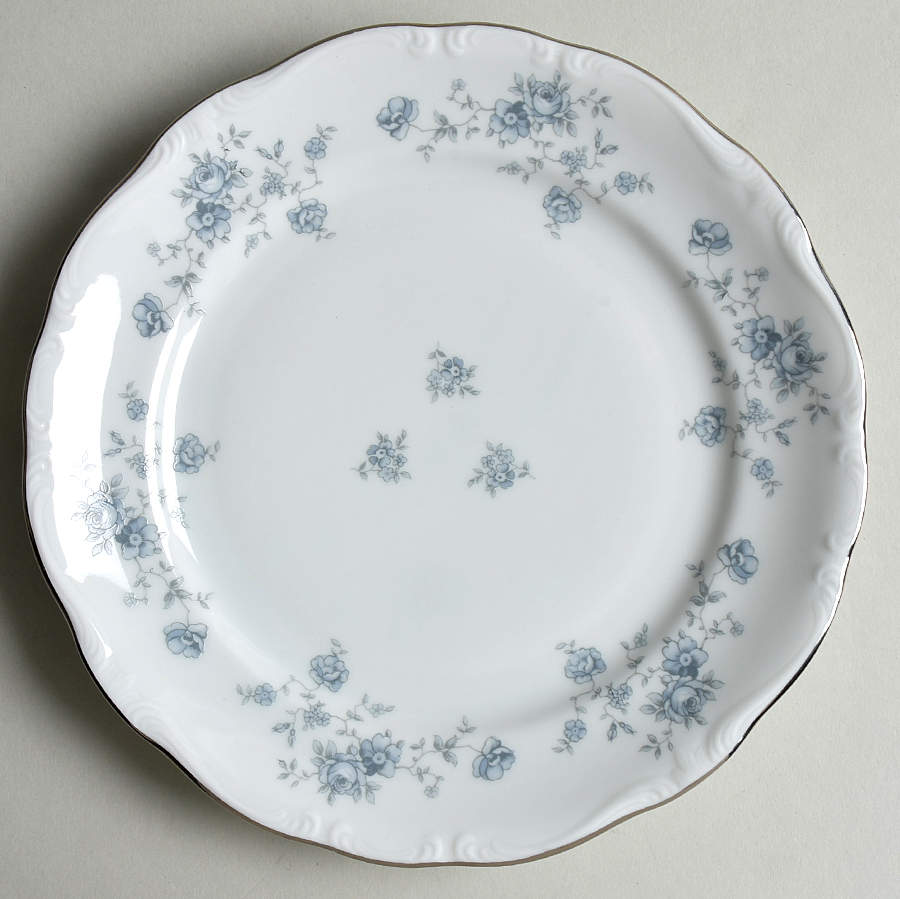 Blue Garland (Thailand Traditions) Salad Plate by Johann Haviland-1