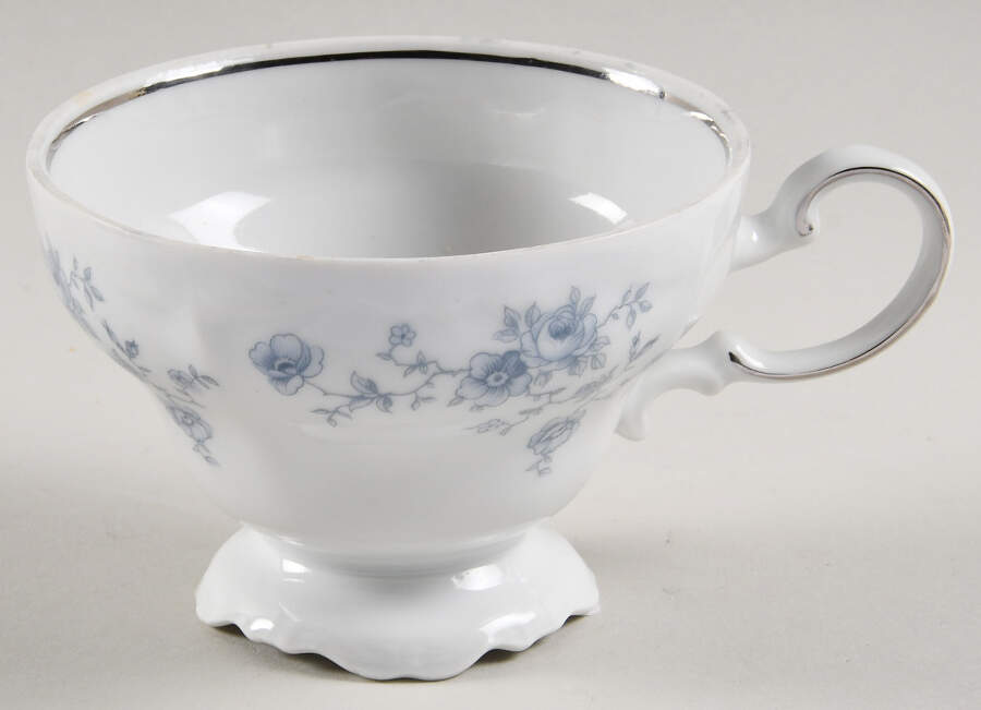 Blue Garland (Thailand Traditions) Footed Cup by Johann Haviland-1