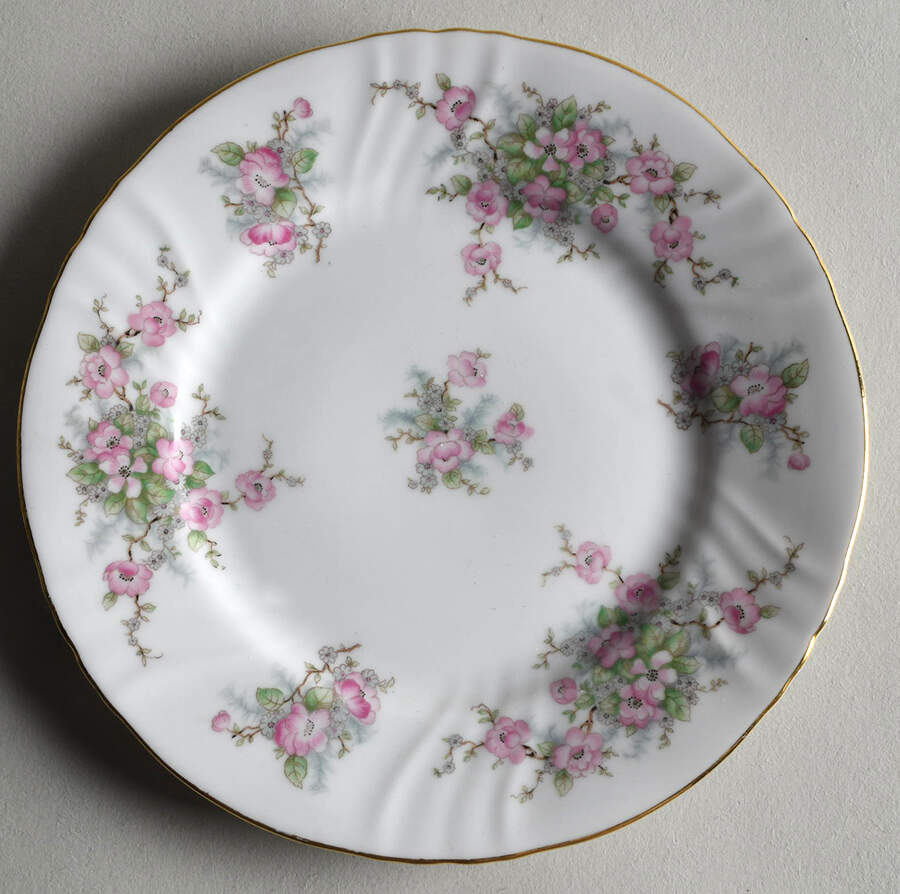 Bridal Rose (No Verge, All White) Bread & Butter Plate by Johann Haviland-1