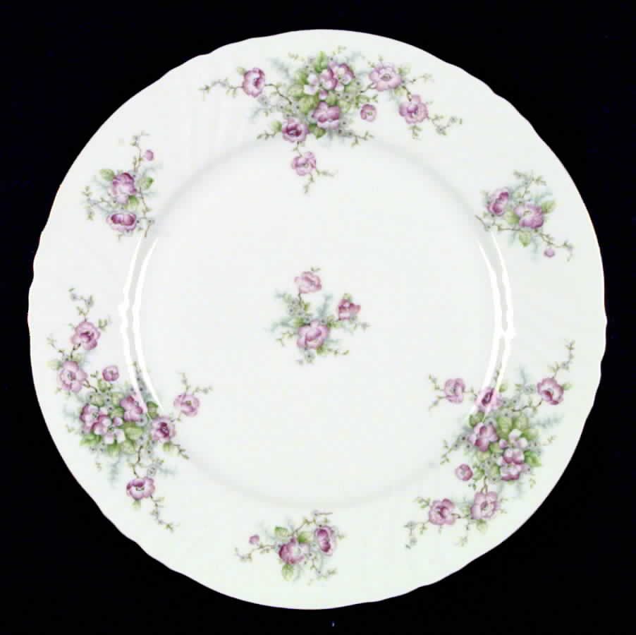 Bridal Rose (No Verge, All White) Dinner Plate by Johann Haviland-1