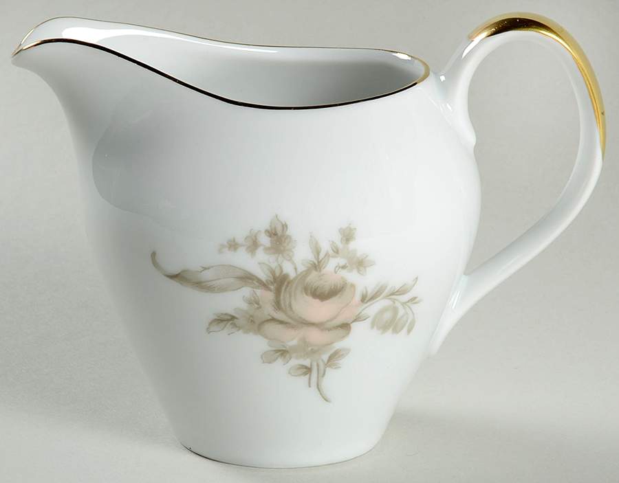 Brown Rose Creamer by Johann Haviland-1