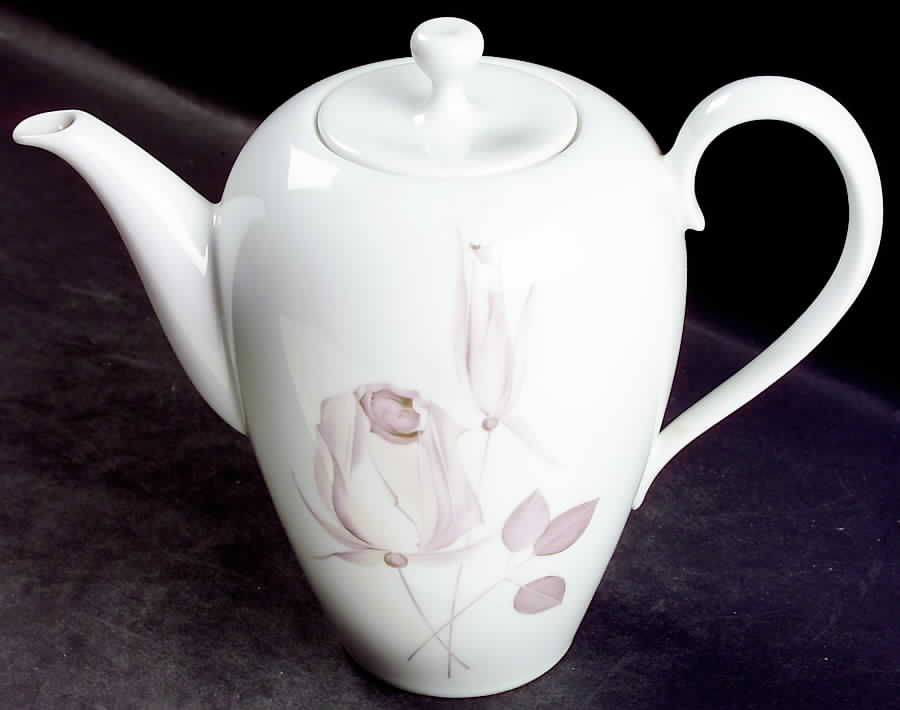 Cinnamon Rose Coffee Pot & Lid by Johann Haviland-1