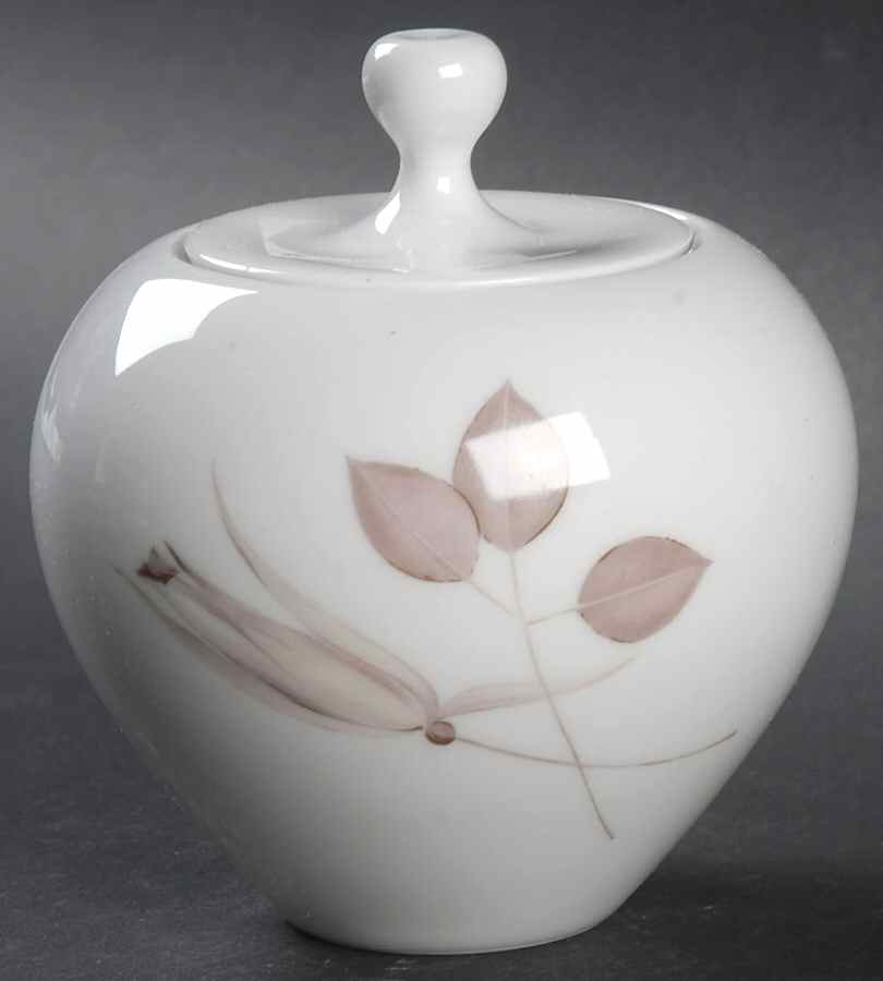 Cinnamon Rose Sugar Bowl & Lid by Johann Haviland-1