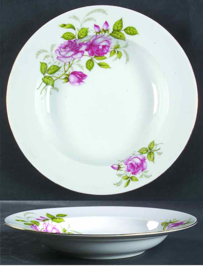 Courtship Rim Soup Bowl by Johann Haviland-1