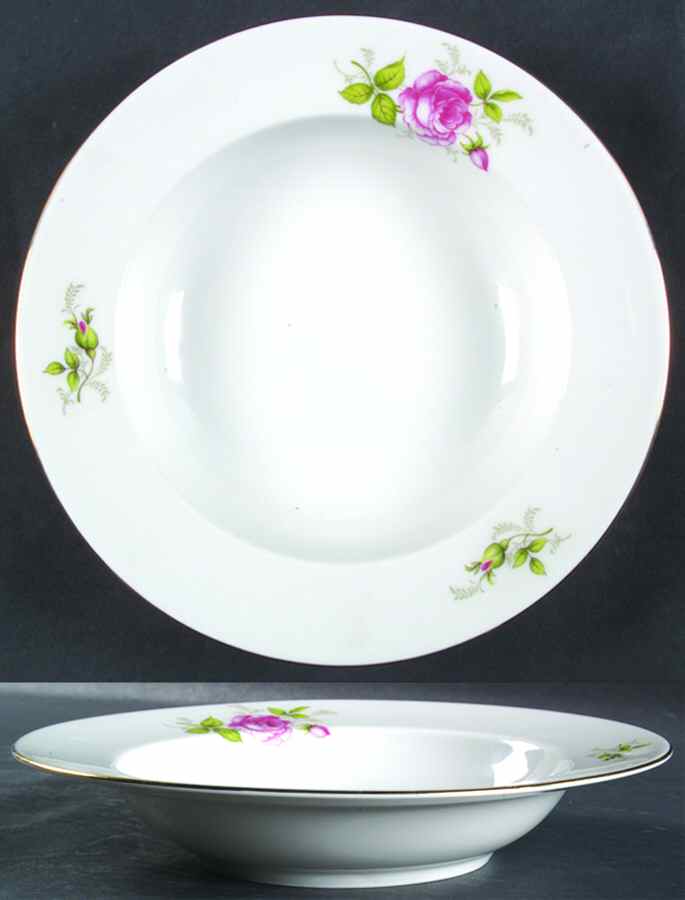Courtship Rim Soup Bowl by Johann Haviland-1